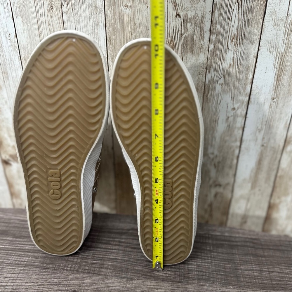 Gola Coaster Gold Metallic High Tops [S9711] - Picture 14 of 15